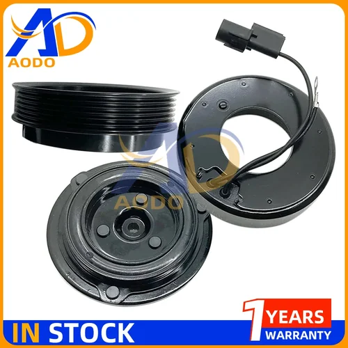 Nuevo embrague de compresor de CA A/C automático para Hyundai Santa FE II CM 2,2 97701-2B400 97701-2B450 977012 B400 977012 B450