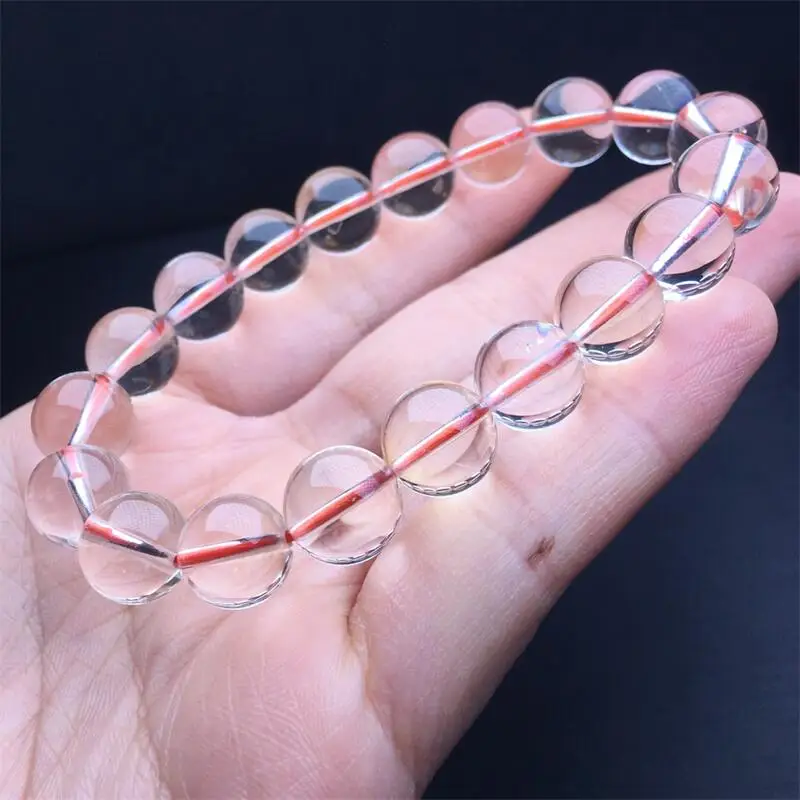 

12MM Natural Citrine Quartz Bracelet Handmade Women Healing Gemstone Crystal Strand Girlfriend Jewelry 1PCS