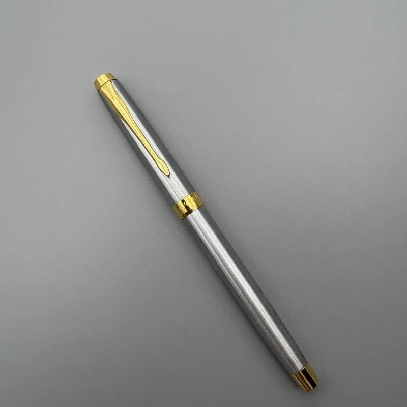 stylo-plume-wingsung-901-en-metal-argente-neuf-mignon-avec-clip-et-convertisseur-pour-ecriture-plume-a-capuchon-f-05mm-pour-dessin