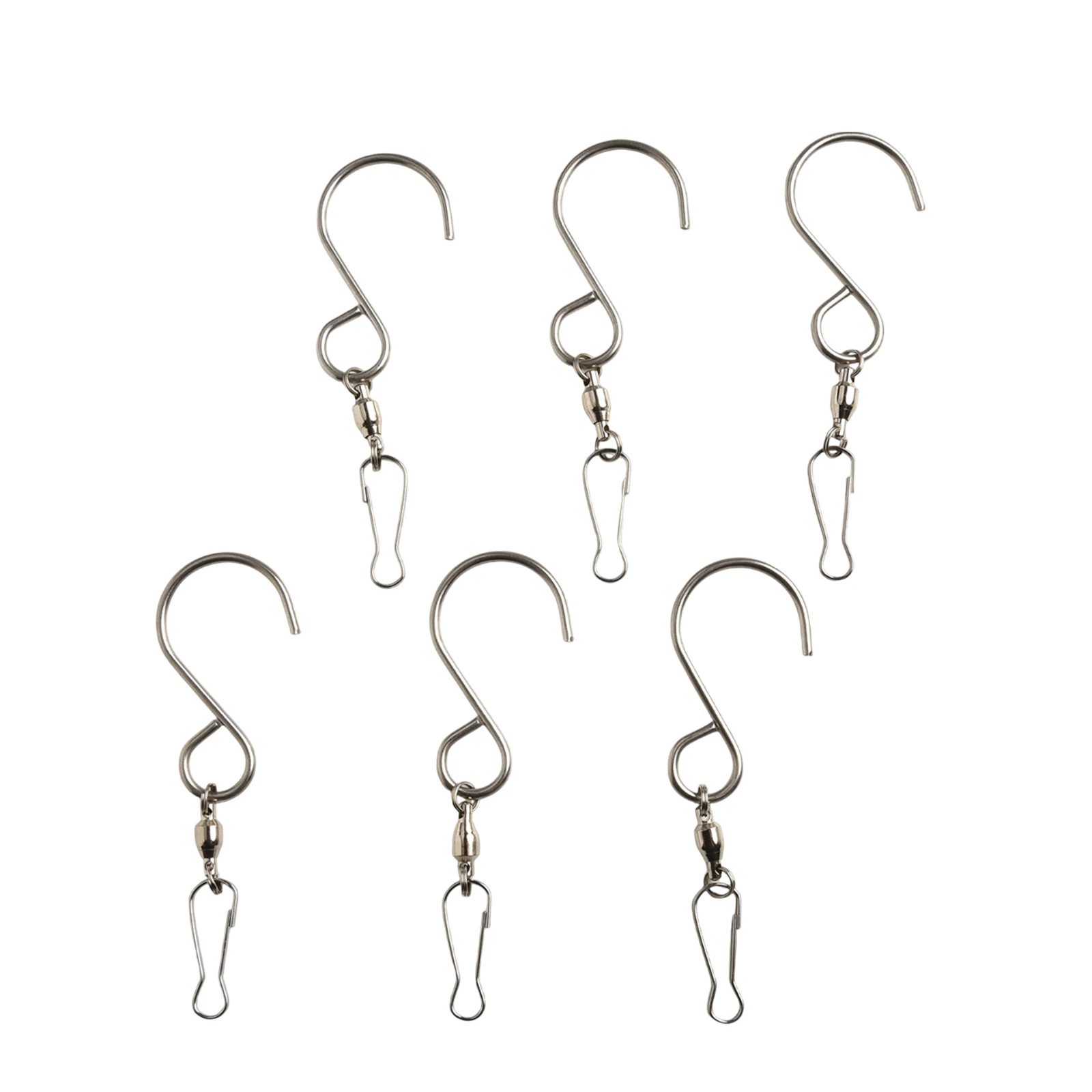 Sleek Design 6pcs Swivel Hook Clips Perfectly Suited for OrgFor anizing Wind Chimes TFor ablescFor apes or Event Supplies