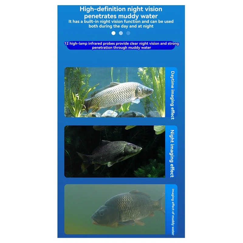 كاميرا ABVE-صيد تحت الماء 4.3 بوصة IPS مراقب 220 °   كاميرا فيديو للأسماك للرؤية الليلية لصيد الأسماك في بحيرة الجليد بمقبس الاتحاد الأوروبي