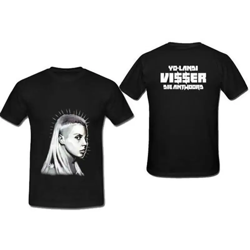 Die Antwoord 2 sides shirt Yolandi Visser black T S to 5Xl JM903
