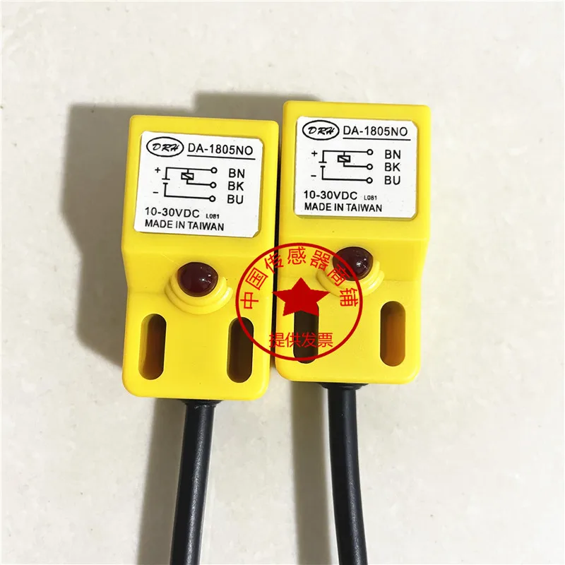 Taiwan DRH Proximity Sensor Switch DA-1805NO/DA-1805NC/DA-1805PO/DA-1805PC Non-Contact Positioning Detecting Device
