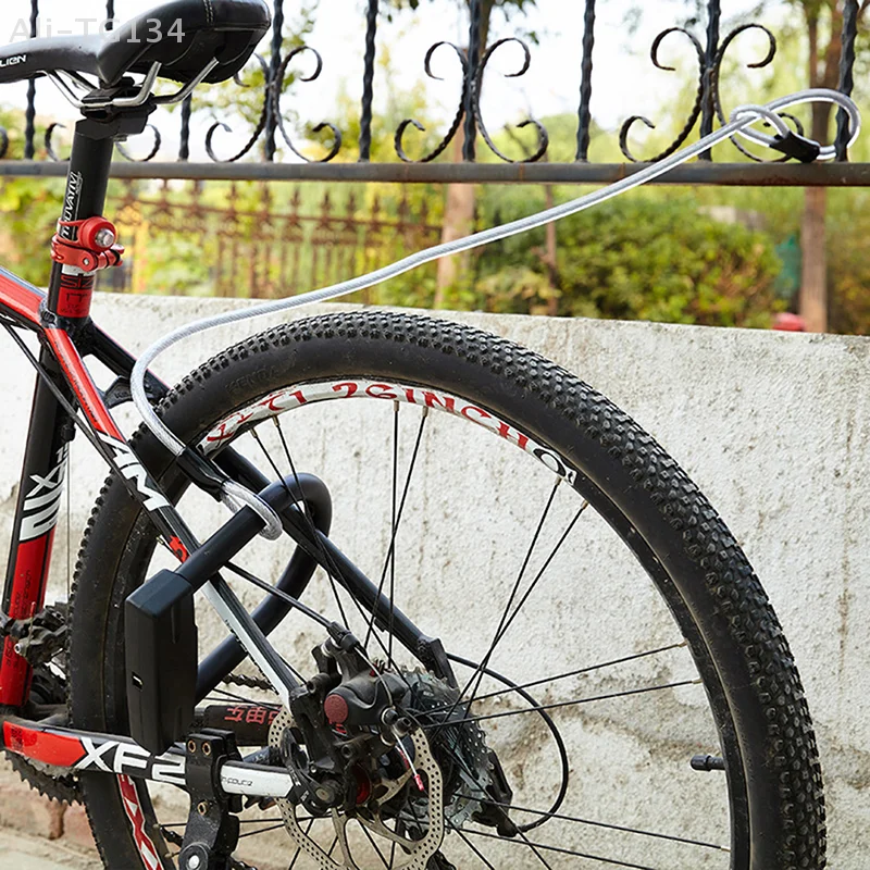 10 مللي متر 1.2 متر دراجة قفل سلك الدراجات قوي الصلب كابل قفل حبل مكافحة سرقة SHIDWJ #4