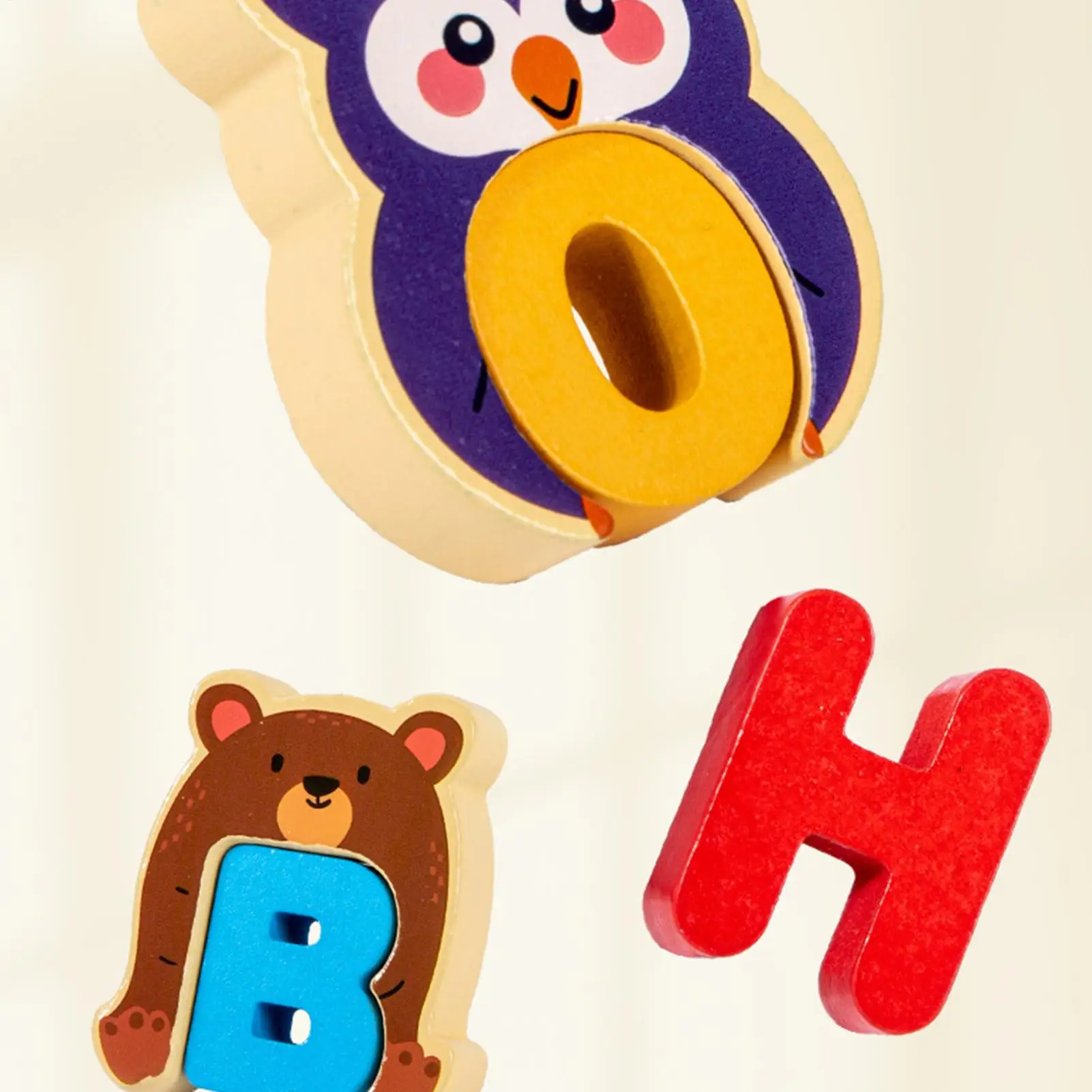 Alfabetpuzzels 26-delige alfabetdierenpuzzels Matching Game Voorschools leerspeelgoed voor thuisschoolse reizen in de vroege kinderjaren