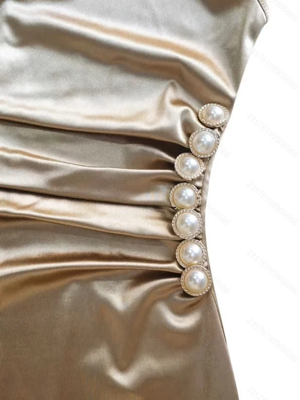 Kleider für Damen Sommer Neu Ärmellos O-Ausschnitt Damenkleid Elegant Schlankes Faltenkleid Damen Vestidos De Verano Mujer 2026 Q4112 – Detail 7