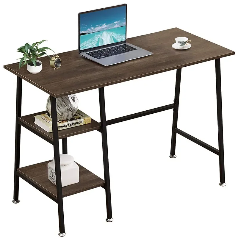 

Industrial Style Home Office Computer Desks Study Writing Wooden Table