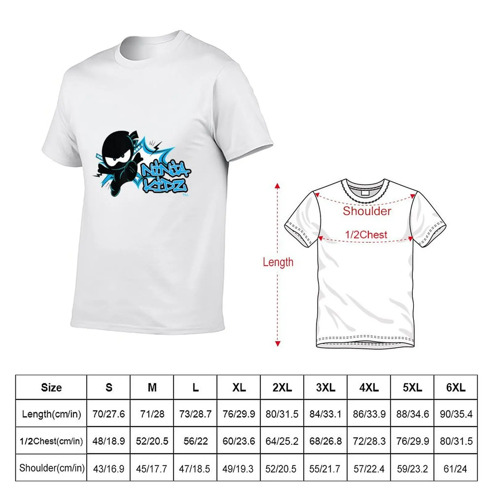 تي شيرت ninja-kids-merch-ninja-kidz-spark تي شيرت أنيمي تي شيرت كبير الحجم للرجال جرافيك تي شيرت قطن تي شيرت 100% تي شيرت