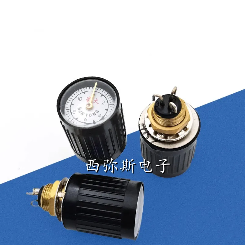 1pcs，Multi-coil wound potentiometer with pointer，WXD2-53，1K 2K2 3K3 4K7 5K1 10K 22K