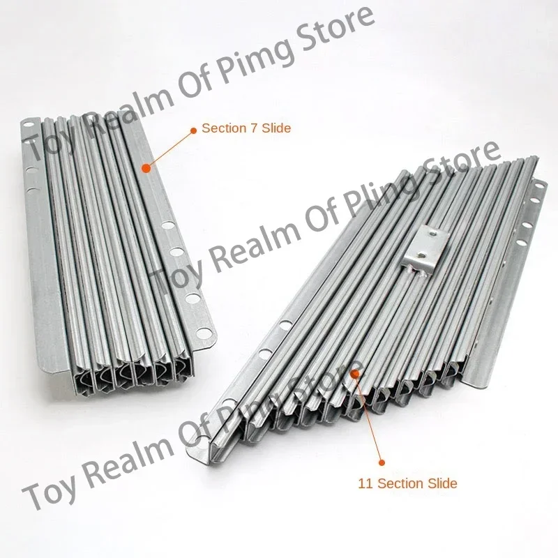 1.8/2.5M Invisible Dining Table Telescopic Guide Rail Aluminum Alloy Multi-Function Folding Extended Push-Pull Rail
