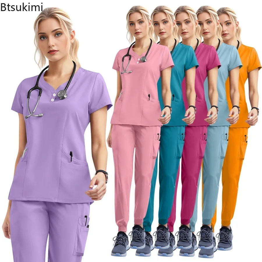 conjunto-de-uniforme-medico-hospitalar-para-medicos-e-enfermeiros-roupa-de-trabalho-de-alta-qualidade-elastica-para-odontologia-clinica-veterinaria-enfermagem-e-cirurgia