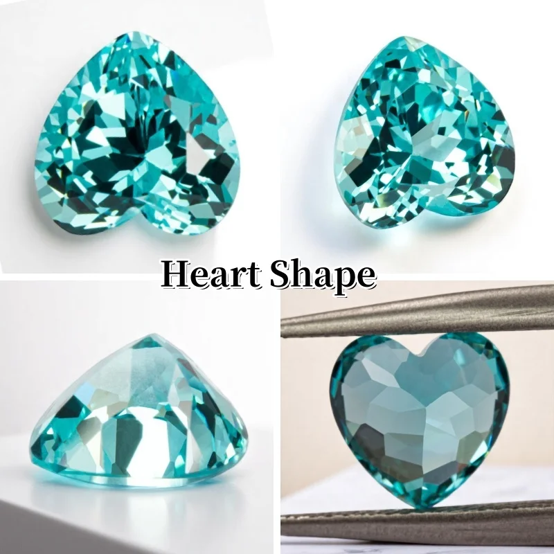 

lab Grown Paraiba Oval Cut Neon Blue Color for DIY Advanced Jewelry Making Inlay Ring Necklace Selectable AGL Certificate