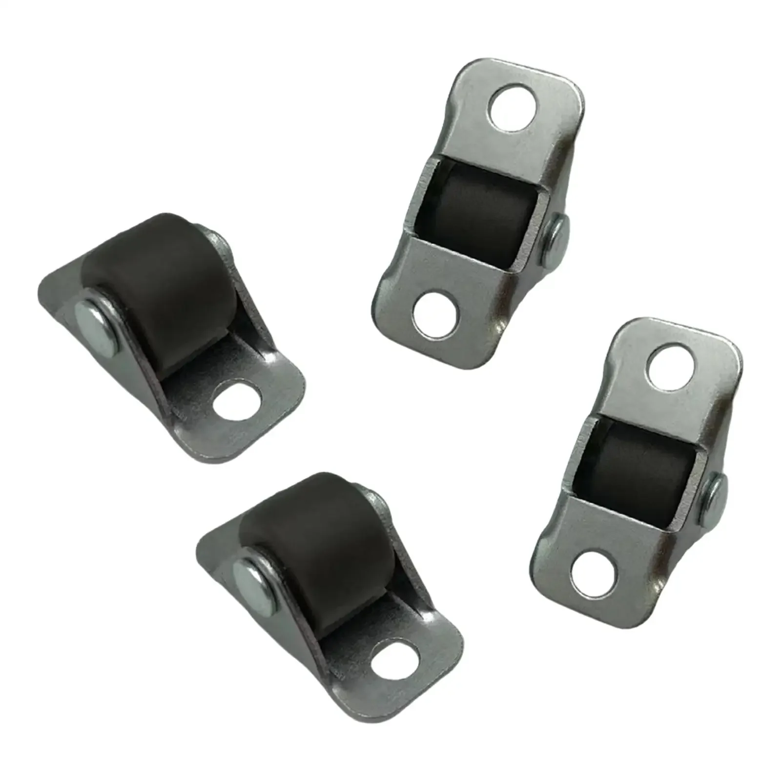 20 Pieces Small Wheel Castors Multipurpose Sliding Door Pulley Silent for Workbench Shelves Cupboard Table Small Furniture