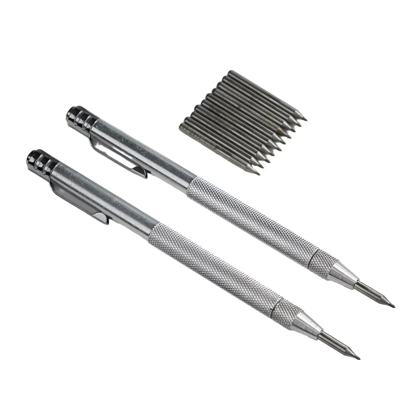 Pluma de grabado de carburo de tungsteno, 2 piezas, hoja de Metal, acero inoxidable, punta de marcado