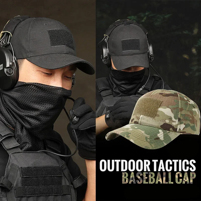 Airsoft Cap Camouflage Baseball Cap  Bonnie Hat Masculino Sports Hat Trucker Fishing Tactical Camo Hat  Cap