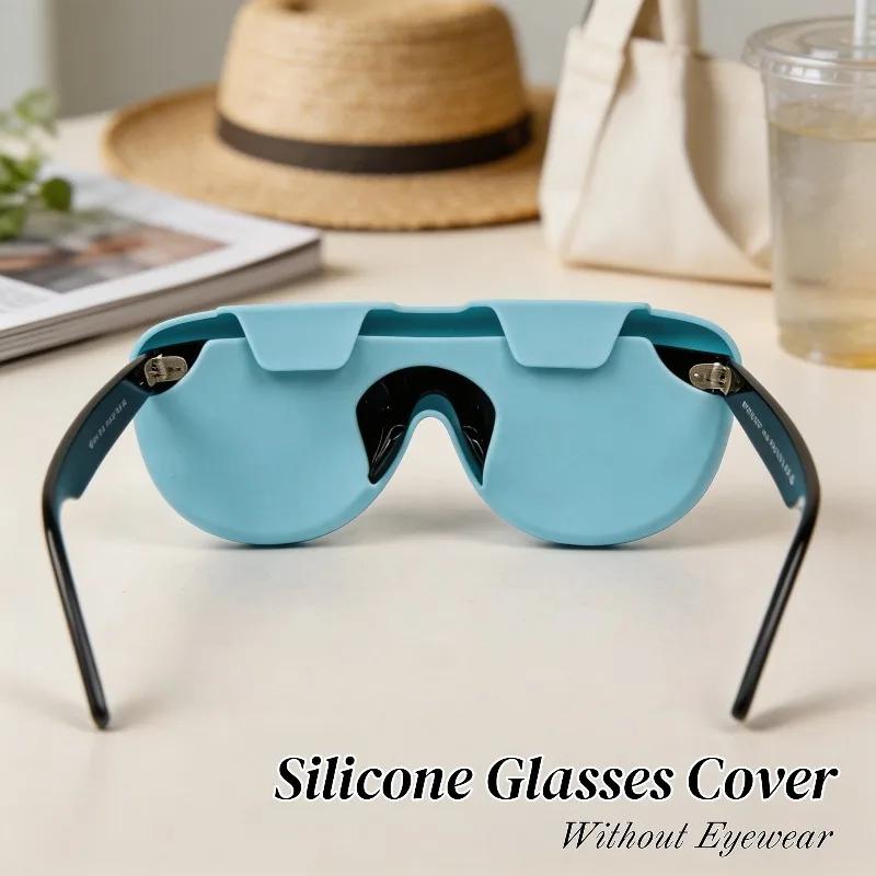 New Classic Portable Travel Silicone Eyeglasses Storage Case Outdoor Waterproof Soft Eyeglasses Storage Sleeve Glasses Protector