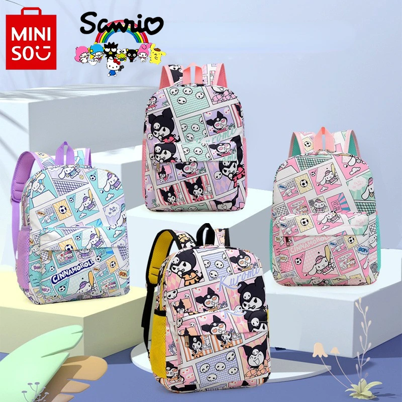 

Sanrio Women's Backpack Fashionable High Quality Children's School Bag Cartoon Versatile Girl Multi Functional Storage Backpack