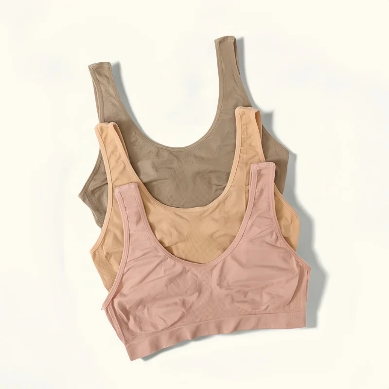 Seamless Women Tube Top Underwear Female Bra Low Back Bralette Sexy Lingerie Comfort Unlined Top Women Sleeveless Solid Tops