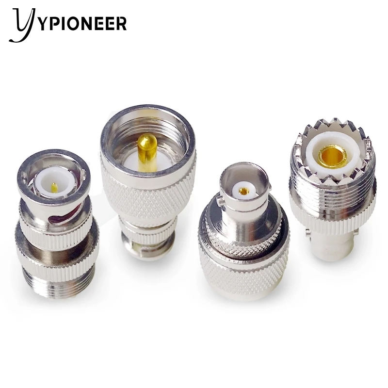 YPioneer C20065-68 BNC maschio femmina a UHF PL259 maschio femmina SO239 RF adattatore coassiale connettore in rame