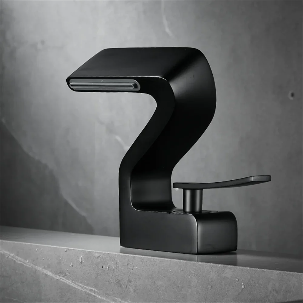 

Gold Bathroom Faucet Brass White Basin Faucet Black Sink Faucet Cold & Hot Water Faucet Sink Tap Black Lavotory Faucet Tap