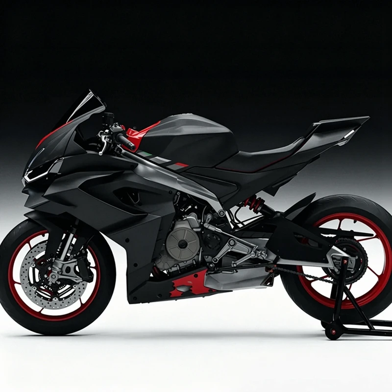 Super Sale Motorcycle Downforce Frontal Spoilers Winglet Aerodynamic Wing Front Spoiler Kit for Aprilia RS660 RS 660 2021-2026