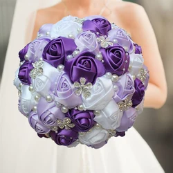 Purple Wedding Bouquet Bridesmaid Bridesmaid Holding Flowers