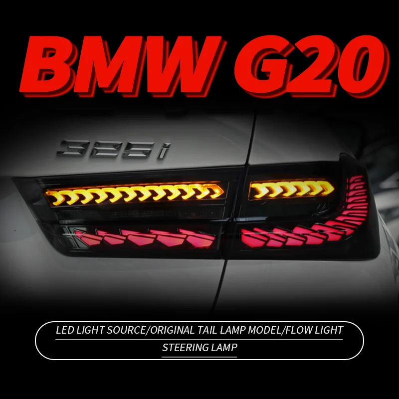 

Для BMW 3 серии G20 M3 G80 330 340i 320i 325i 2019-2022 Задние фонари OLED GTS Задние фонари Задние фонари Полностью светодиодные динамические