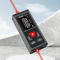 SNDWAY Dual Laser Rangefinder 60M/100 Bilateral Laser Distance Meter with Electronic Angle Sensor,Rechargeable,Magnetism,M/in/Ft