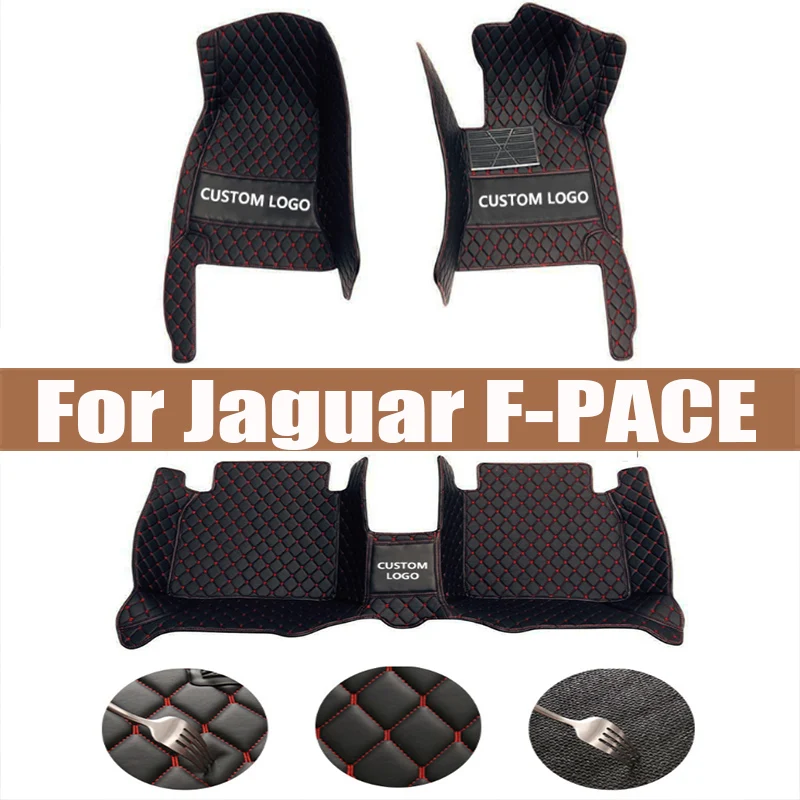 

Car Floor Mats For Jaguar F-PACE 2016 2017 2018 2019 2020 Custom Auto Foot Pads Automobile Carpet Cover Interior Accessories