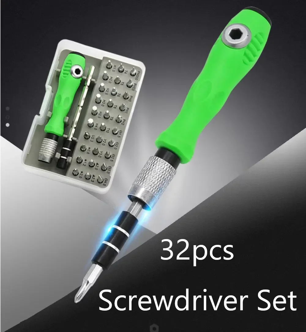32in1 Mini Multifunctional Screwdriver Set Portable Torx Phillips Magnetic Bit Tool Kit for Electronics Repair Disassembly Tool image 2