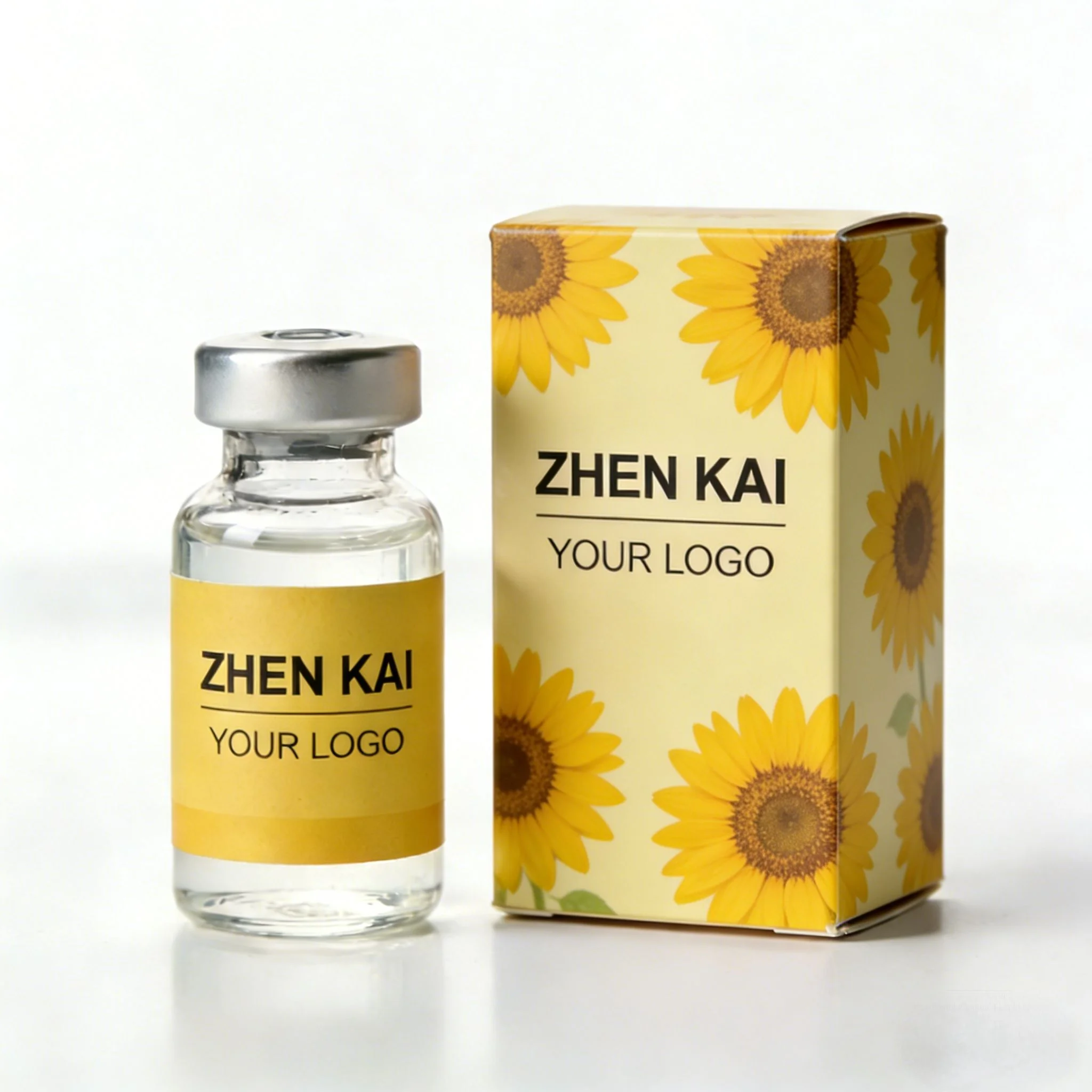 

Peptide Label Custom OEM ODM | Cardboard Single Bottle Packaging for 1ml 3ml 10ml Vials