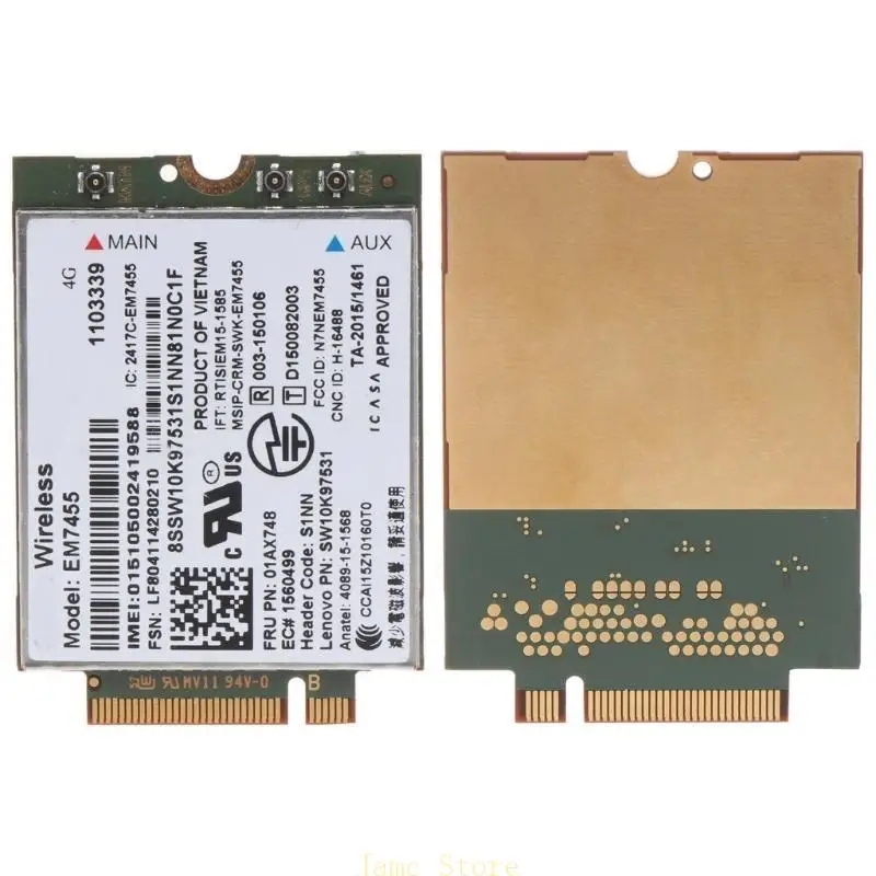 

LX0B 01AX748 EM7455 4G LTE for X260 X270 T470S Mobile Module Wireless wwan Card