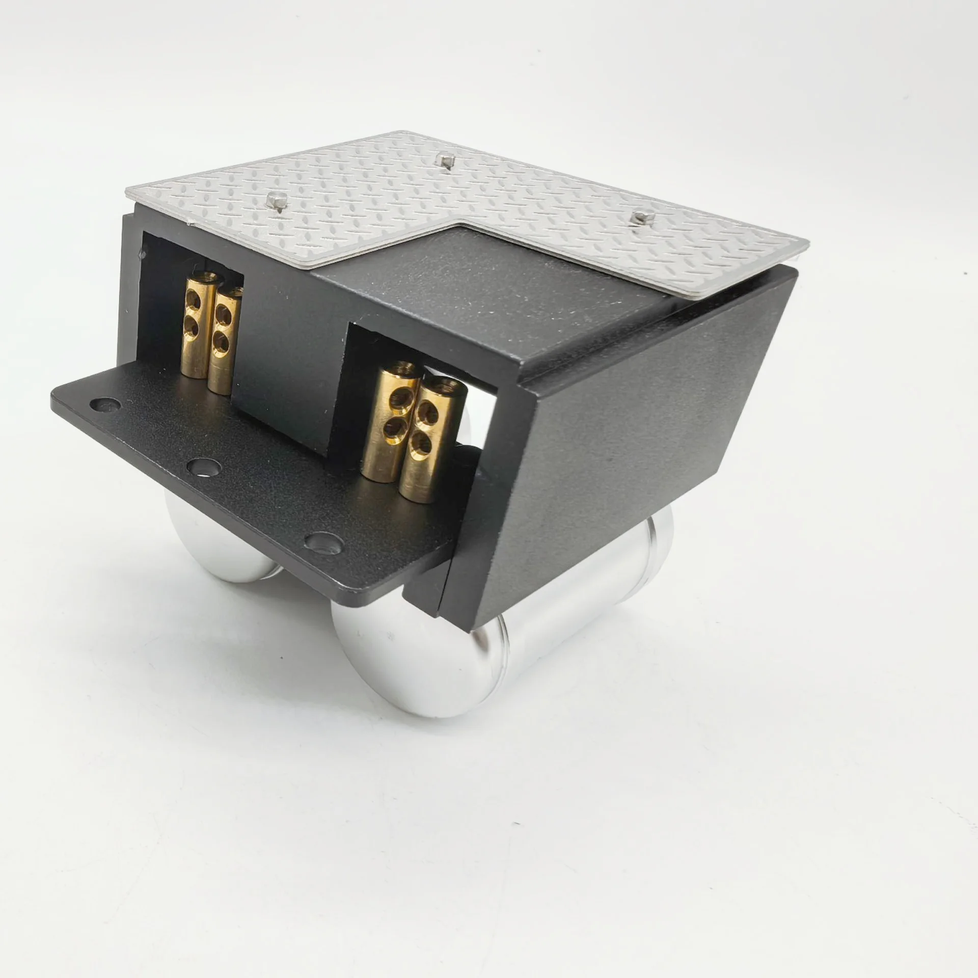 RC 1/14 Metall-Batteriekasten mit Servo-Befestigung für Tamiya Hydraulikbagger, Lader, Muldenkipper, für VOLVO Anhänger-Kipper, DIY-Teile – Detail 5
