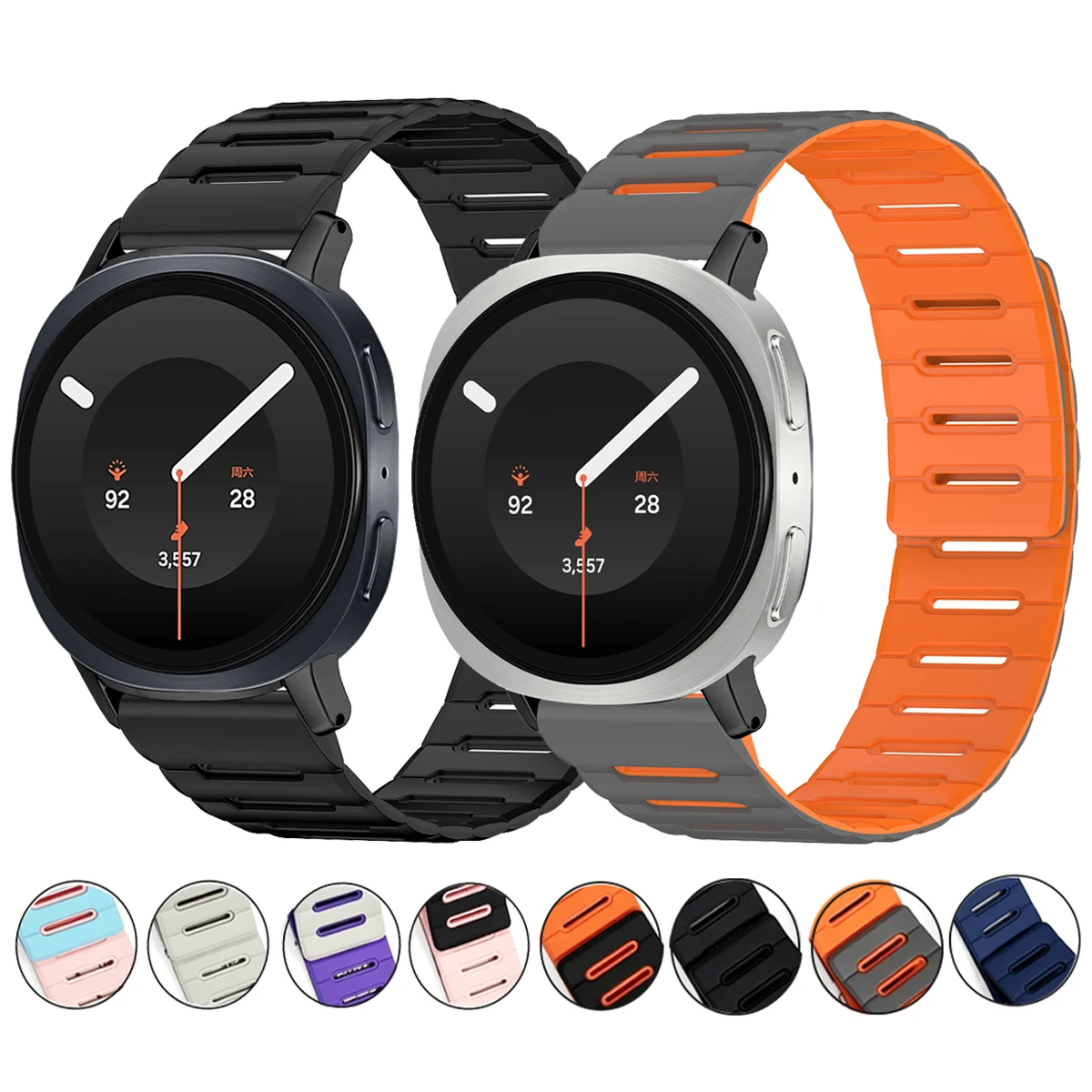 Magnetic Strap For Samsung Galaxy Watch Ultra2 2025 47mm Silicone Loop Bracelet For GalaxyWatch 9 8 40mm 44mm 8Classic 46mm Band
