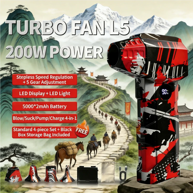 

Воздуходувка CleanJet, 125000 об/мин, сильный турбовентилятор, очиститель для офиса и дома, перезаряжаемая портативная ручная сушилка типа C