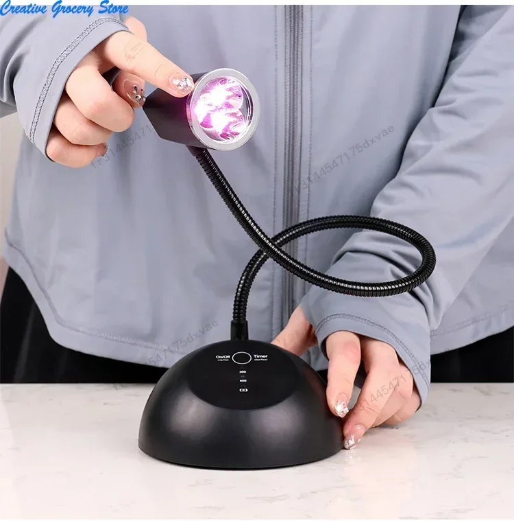 

Draagbare Sensor Gericht Beam Usb Oplaadbare Nail Lamp Draadloze Mini Batterij 18W Uv Led Nagellamp Voor Uitharding Vinger