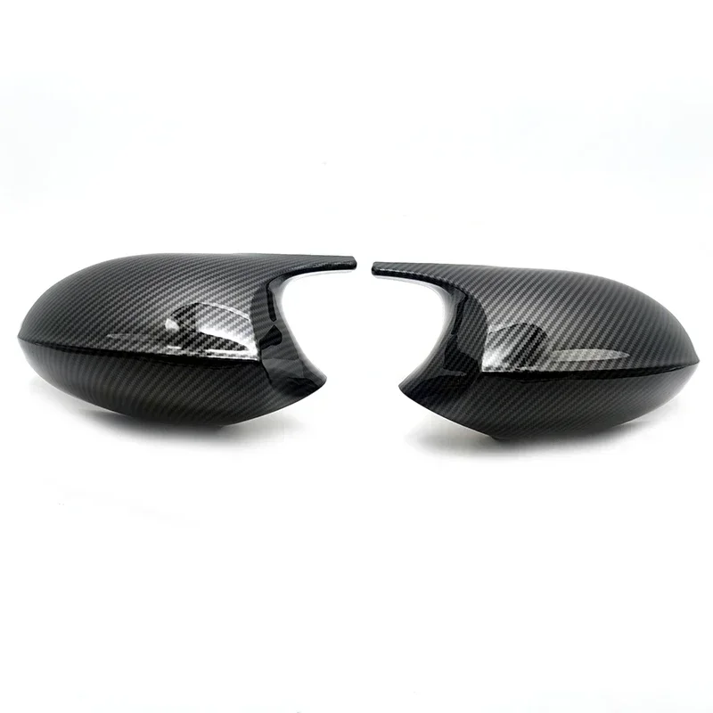 For BMW 1 Series E81 E82 E87 E88 116i 118i 120i 125i 128i 130i 135i 135is 116 118 Carbon Fiber Pattern Black M Look Mirror Cover view 5