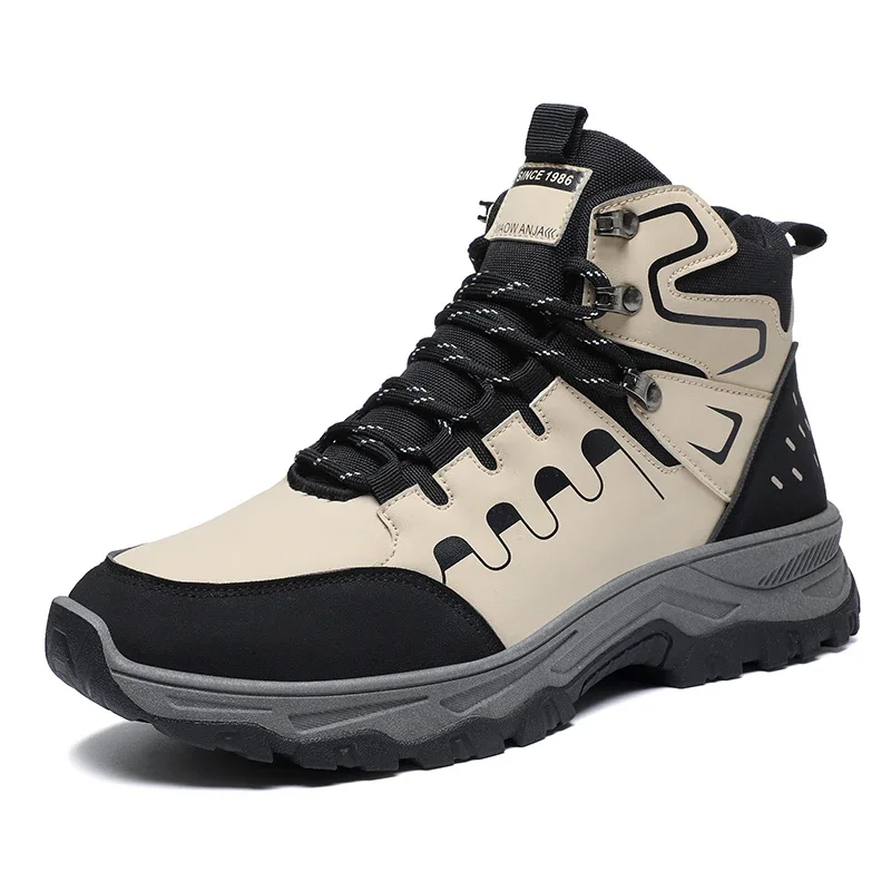 

Men's motorcycle shoes, outdoor hiking trendy shoes