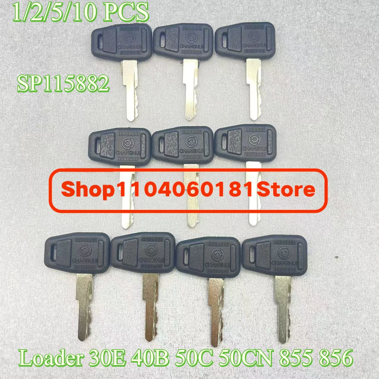 

1/5/8/10 шт SP 115882 Shantui Key Liugong Loader 30E 40B 50C 50CN 855 856 Электрический ключ замка