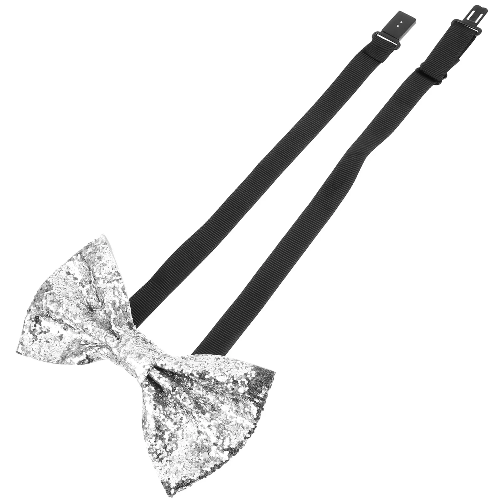 الكبار ربطة القوس فيونكة قابل للتعديل الترتر ربطة العنق للرجال الزفاف حفلة موسيقية العريس سهرة حفلة بريق مسبقا ربطة العنق التبعي #4