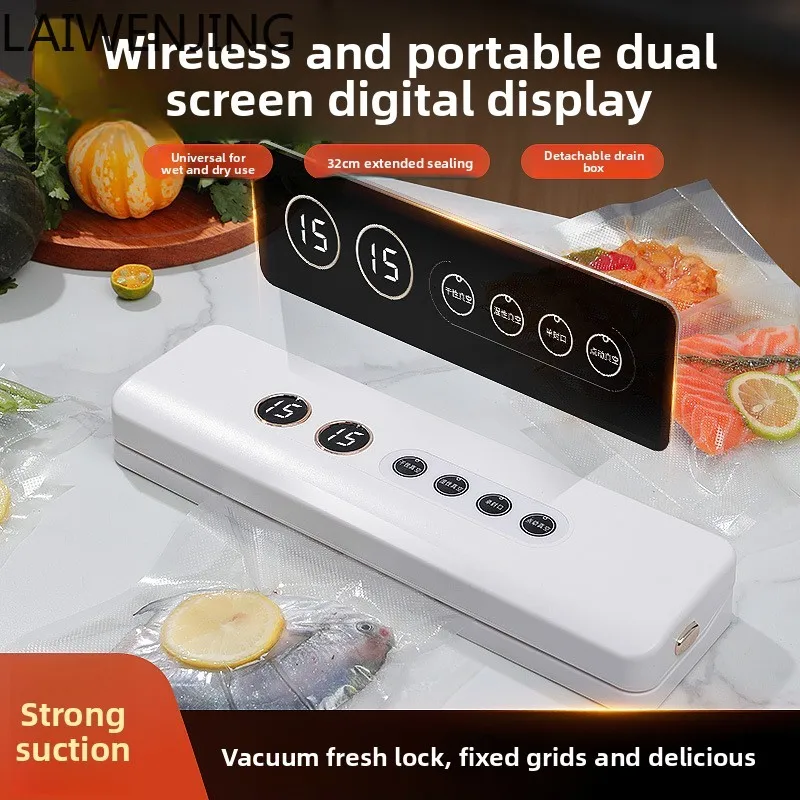 LYY  portable food vacuum wet and dry sealing machine standby