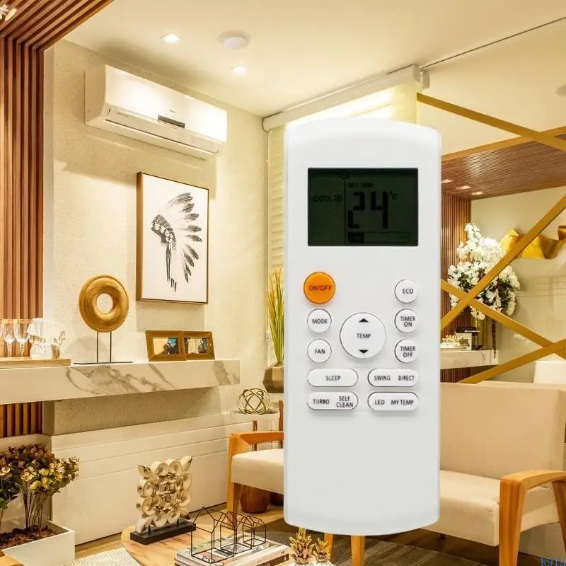 การควบคุมระยะไกล R91A AC สำหรับ Midea General RG57A7/BGEF RG57A6 เครื่องปรับอากาศสำหรับบ้าน