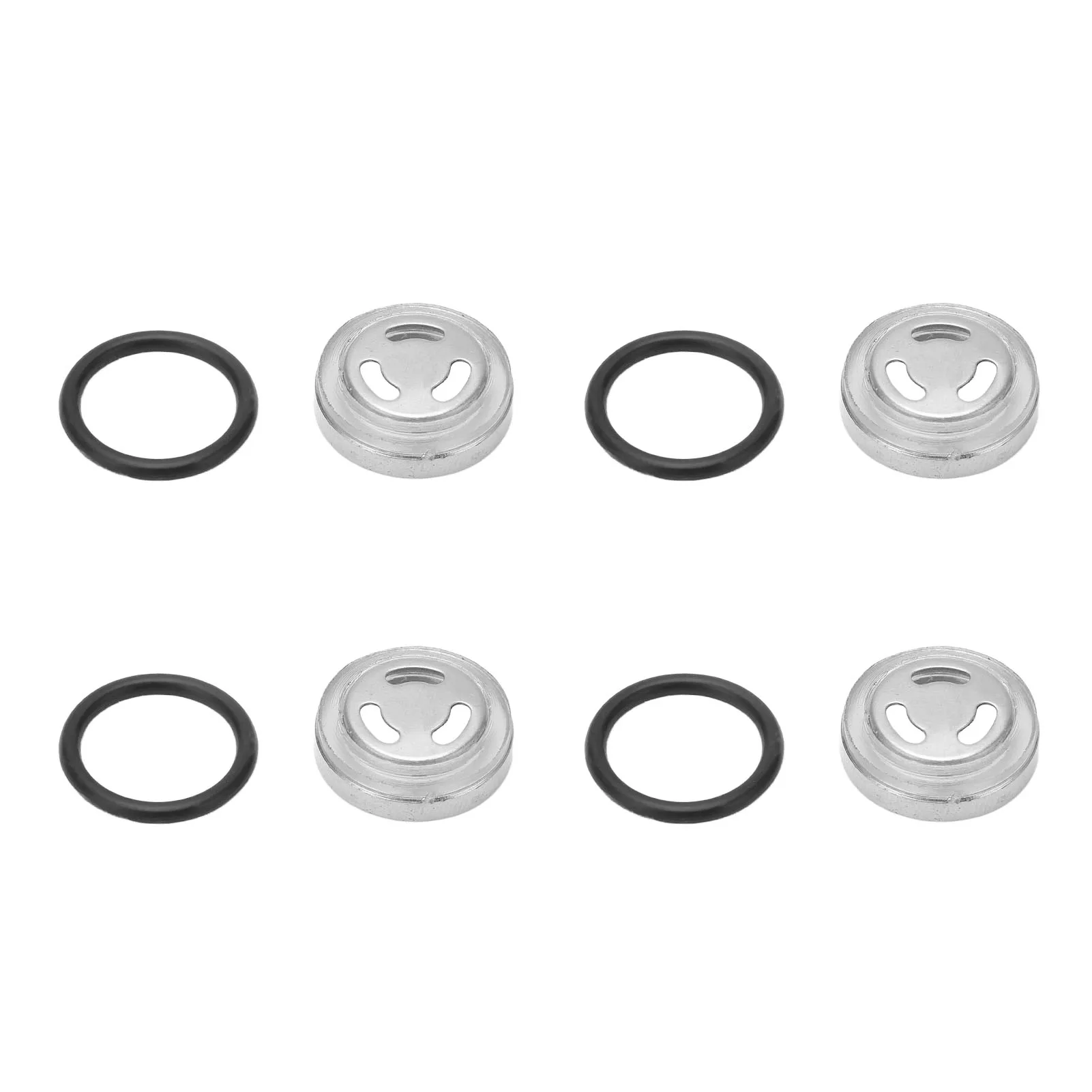 Motorcycle Handlebar Brake Gasket Set Anti Aging Cylinder Reservoir Sight Gasket Set 18mm Diameter High Strength for Dirt Bike