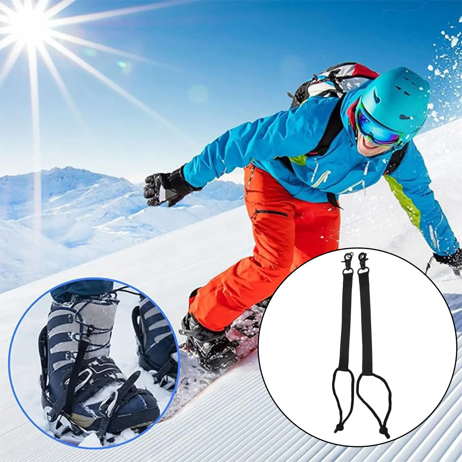conector-de-bota-para-leash-de-snowboard-leve-e-duravel-alcas-de-fixacao-resistentes-ao-desgaste-para-esquiadores-de-downhill