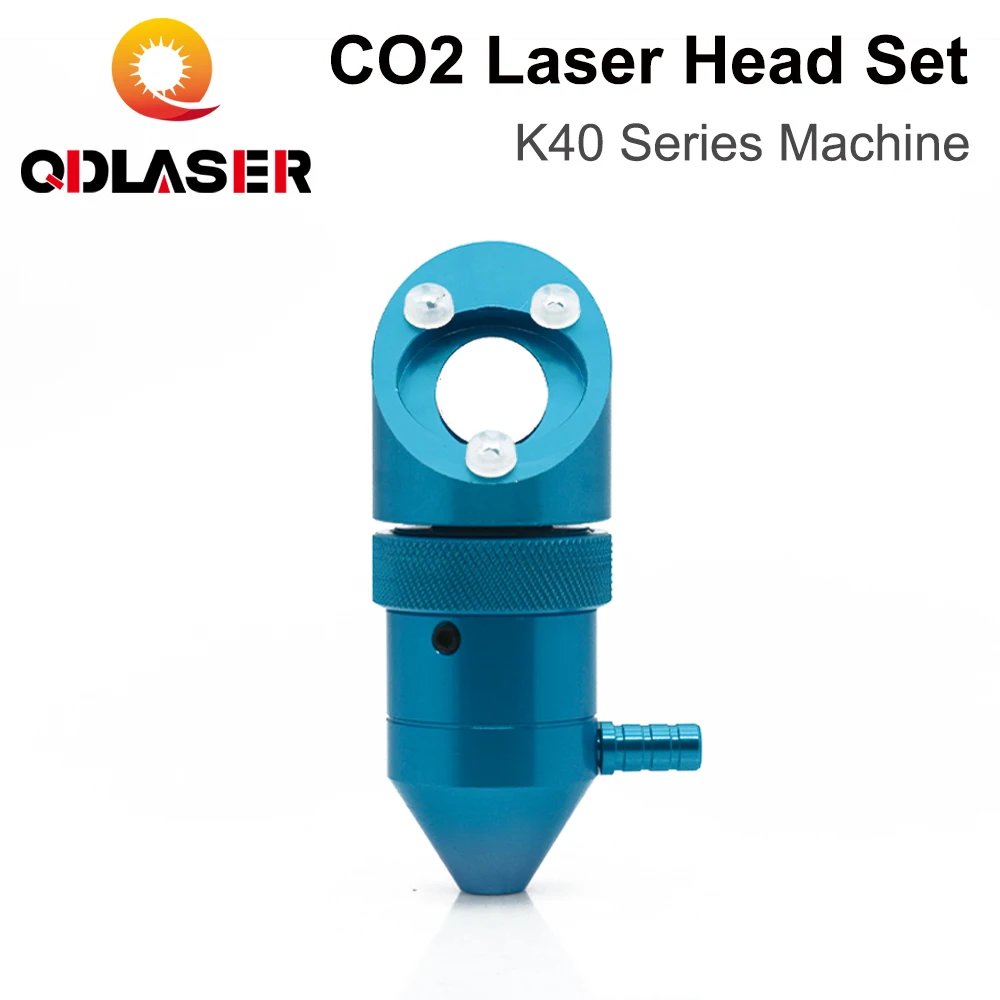 QDLASER K40 Series CO2 Laser Head Lens Dia 12/16/18mm Focal Length 50.8mm Mirror 20mm for Laser Engraving Cutiing Machine