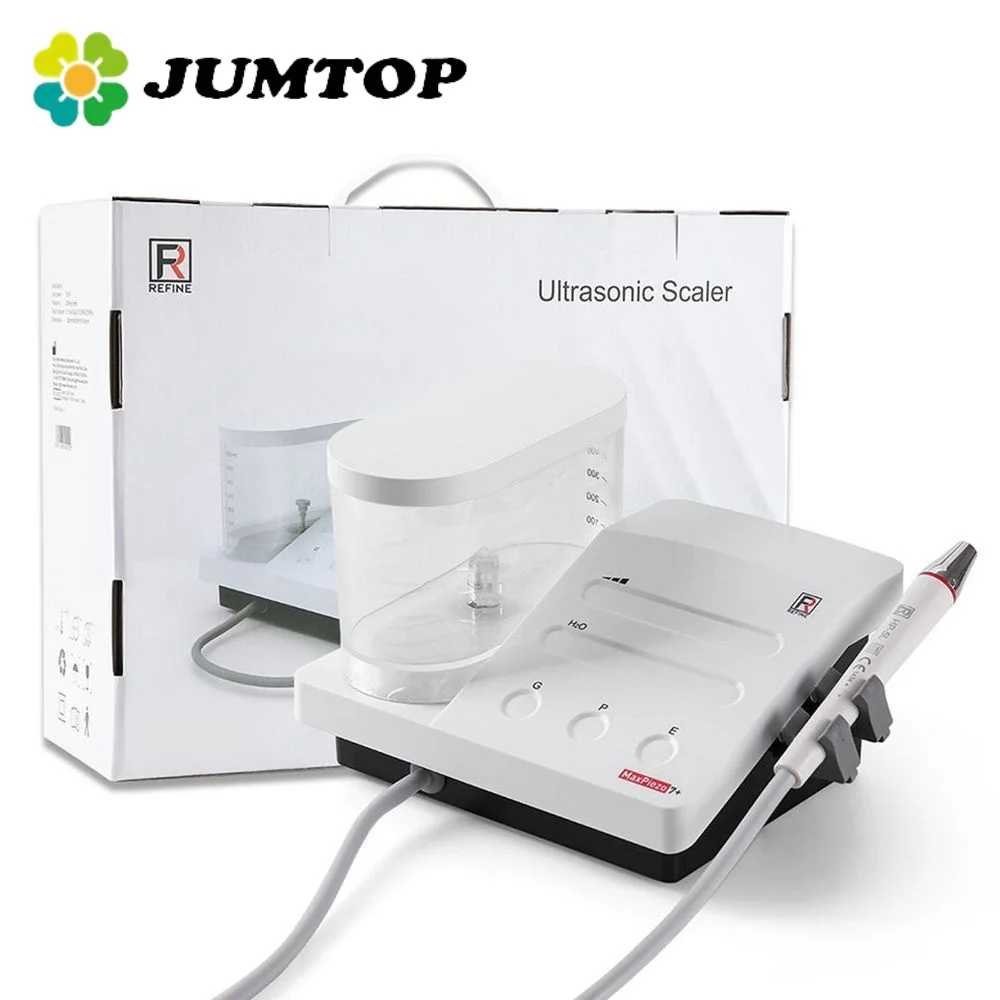 

JUMTOP Dental Ultrasonic Scaler with LED Detachable Handpiece MaxPiezo7+ Portable Teeth Cleaning Ultrasonic Scaler