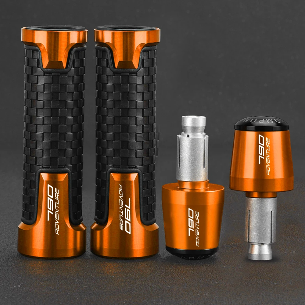 

FOR 790 ADVENTURE 2019 2020 2021 2022 2023 790ADVENTURE 7/8" 22mm Motorcycle Accessories Handlebar Grips Hand bar Cap Ends Plug