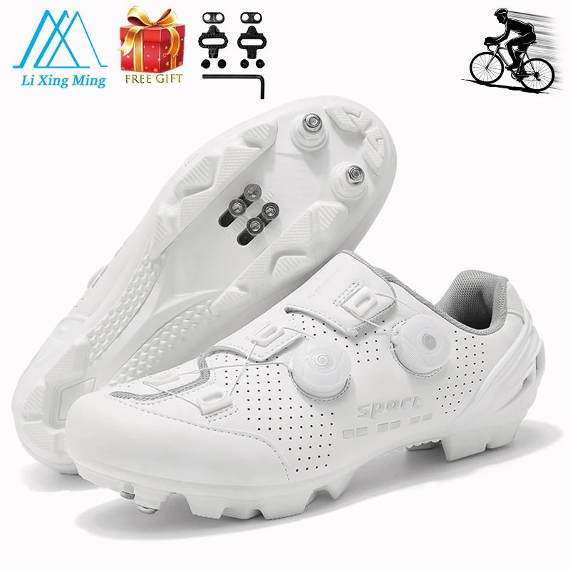 2025 Mtb Cycling Shoes Bike For Men Cleat Non-slip Dirt Mountain Biking Shoes Women Flat Racing Speed  Road Bicycle Sneakers