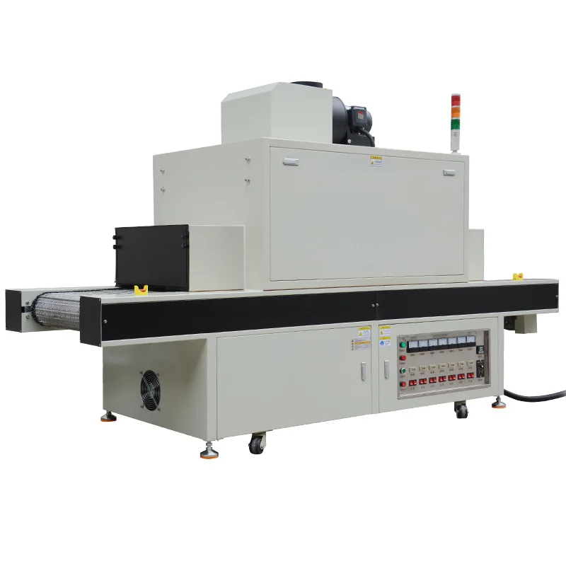 UV curing machine, multi-sided irradiation UV ink curing UV tunnel furnace UVLED light multi-wavelength suitable