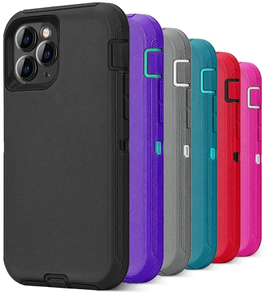 Rugged Armor OTT Handyhülle für iPhone 18 17 16 15 14 13 Pro Max, robuste PC+TPU-Schutzhülle, stoßfest, vollständiger Schutz. – Detail 2